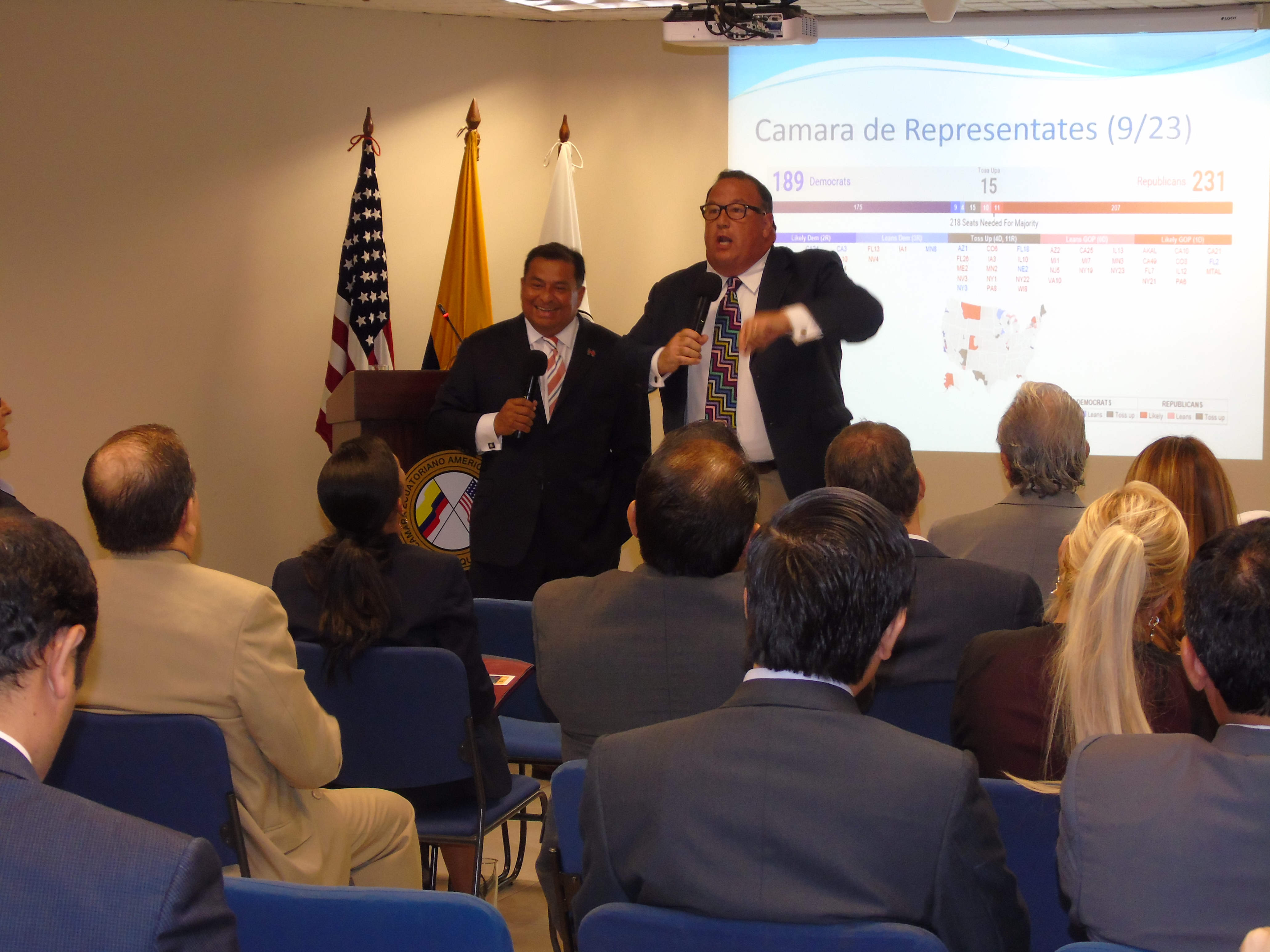CONFERENCIA: AMCHAM GUAYAQUIL POSIBILITÓ ESPACIO PARA DEBATIR, CON VISIÓN EMPRESARIAL, SOBRE ELECCIONES DE EE.UU 